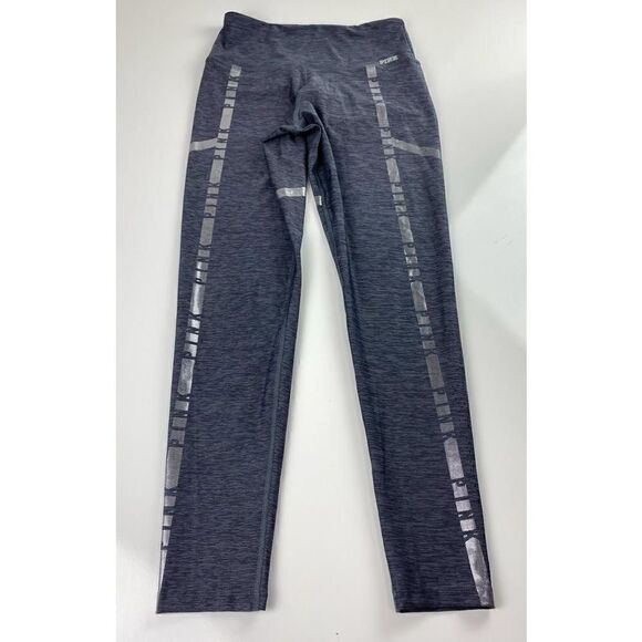PINK Victoria’s Secret Ultimate Logo Leggings Womens Medium Gray U0443 - Picture 1 of 6